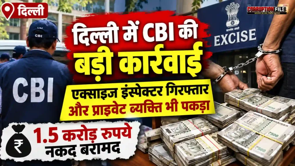 delhi-cbi-raid-excise-inspector-arrested-1-5-crore-cash-recovered