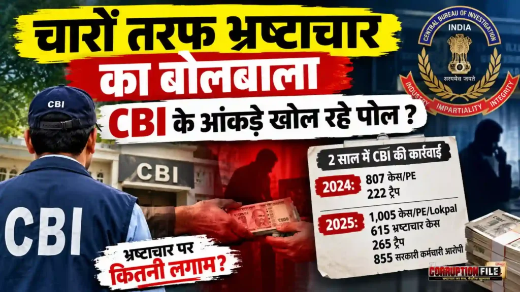 CBI Corruption Action last 2 years